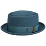 Music Man Pork Pie Wollhut by Alfonso D’Este petrol