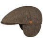 Sidney Brit Chic Merino Flat Cap by Mayser brun