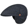 Sidney Brit Chic Merino Flatcap by Mayser blau