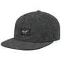 6 Panel Flat Brim Cordcap by Reell dunkelgrau