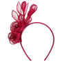 Lioressa Sinamay Fascinator by Seeberger rød