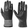 Damen-Ziegenleder-Handschuh by McBURN weiß-schwarz