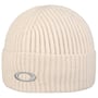 Ellipse Ribbed Beanie by Oakley krem