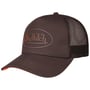 Uni Rubber Patch Trucker Cap by Von Dutch mørkebrun