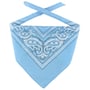 Bandana Tuch by Lipodo hellblau