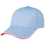 Zoom Piping Sandwich Cap hellblau