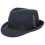 Lucille Trilby Filzhut by Stetson blau