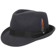 Stetson Elkader Trilby Filzhut – Wollfilz, Wasserabweisend, Größe S (54-55 Cm) – Für Damen & Herren