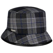 Seeberger Fischerhut Für Damen – Wollhut Mit Wärmendem Futter Für Herbst & Winter | Check Bucket Hut | Packbar & Mittlere Krempe