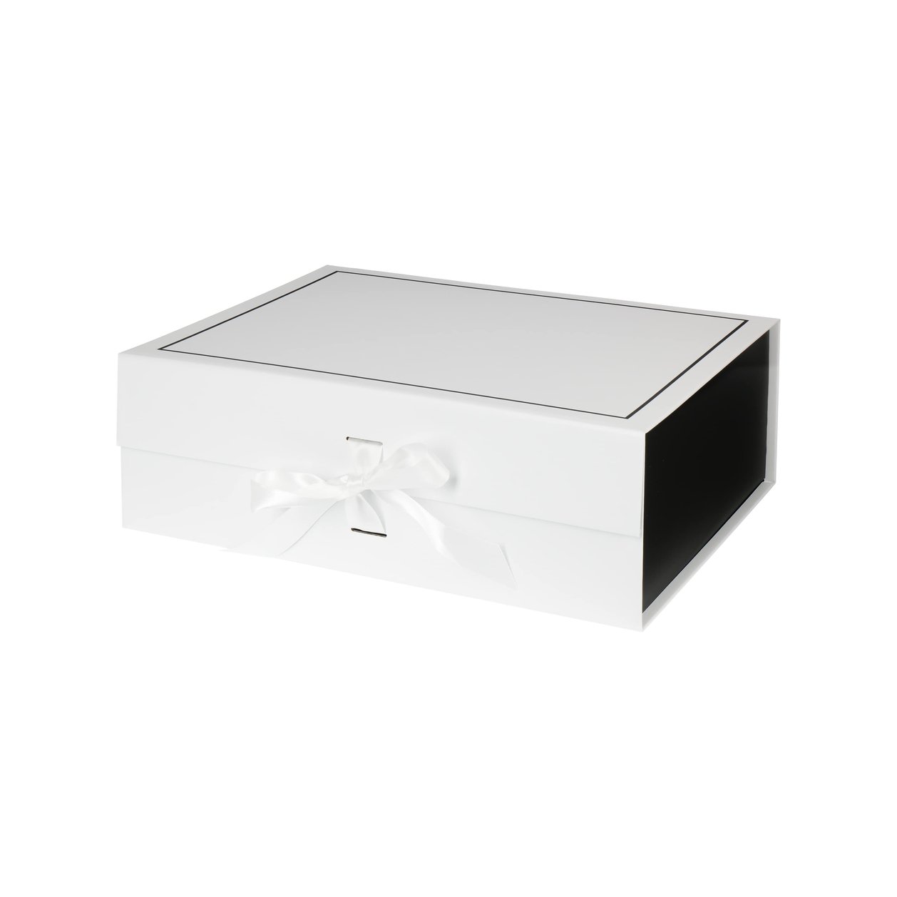 Geschenkbox Weiß mit Magnetverschluss