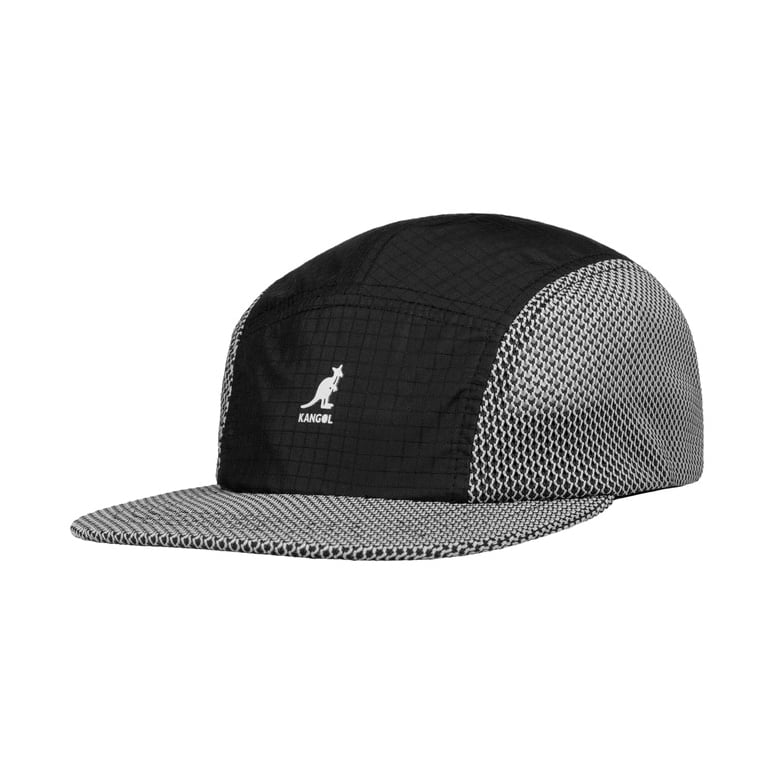 Black and white kangol hat on sale