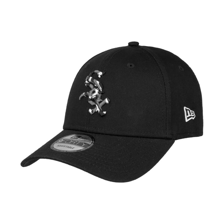 Black and white white sox hat online